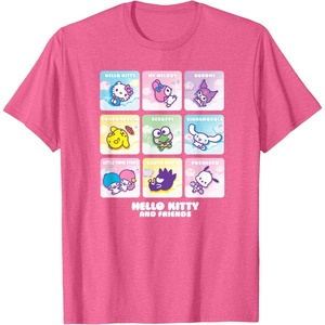 image:imageHello Kitty and Friends Square Icons TShirtPink Heather