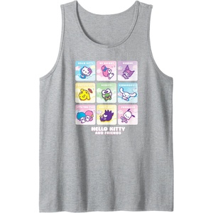 image:imageHello Kitty and Friends Square Icons Tank TopHeather Grey