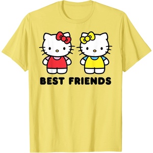 image:imageHello Kitty and Mimmy Best Friends Sisters Twins TShirtLemon Yellow
