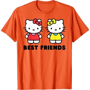 image:imageHello Kitty and Mimmy Best Friends Sisters Twins TShirtOrange