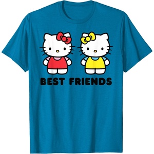 image:imageHello Kitty and Mimmy Best Friends Sisters Twins TShirtSapphire Blue