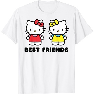 image:imageHello Kitty and Mimmy Best Friends Sisters Twins TShirtWhite