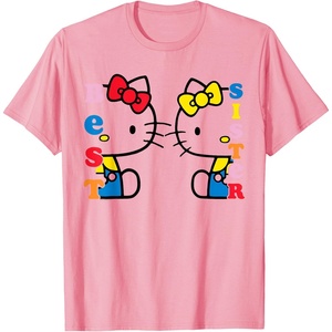 image:imageHello Kitty and Mimmy Best Sister Tee Shirt TShirtPink