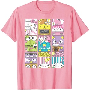 image:imageHello Sanrio Kawaii Foodie Menu Poster Tee Shirt TShirtPink
