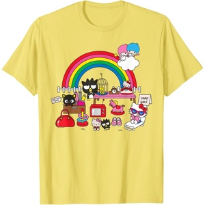 image:imageHello Sanrio Super Cute Yard Sale Tee Shirt TShirtLemon Yellow
