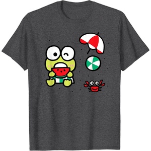 image:imageKeroppi Beach Summer Watermelon TShirtDark Heather Grey