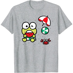 image:imageKeroppi Beach Summer Watermelon TShirtHeather Grey