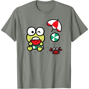 image:imageKeroppi Beach Summer Watermelon TShirtOlive Heather