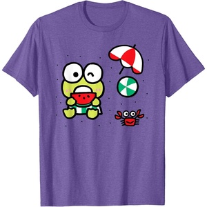 image:imageKeroppi Beach Summer Watermelon TShirtPurple Heather