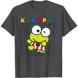 image:imageKeroppi Colorblock Name TShirtDark Heather Grey