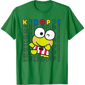 image:imageKeroppi Colorblock Name TShirtKelly Green