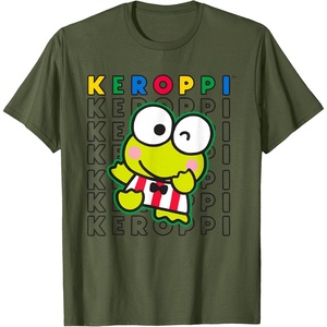 image:imageKeroppi Colorblock Name TShirtOlive Green