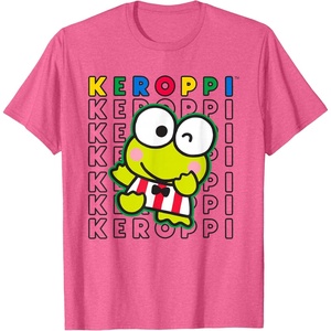 image:imageKeroppi Colorblock Name TShirtPink Heather