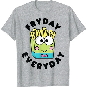 image:imageKeroppi French Fries Fryday Friday Everyday TShirtHeather Grey