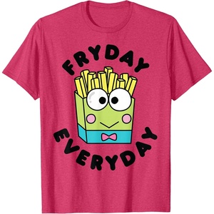 image:imageKeroppi French Fries Fryday Friday Everyday TShirtRed Heather