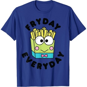 image:imageKeroppi French Fries Fryday Friday Everyday TShirtRoyal Blue