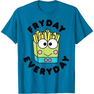 image:imageKeroppi French Fries Fryday Friday Everyday TShirtSapphire Blue