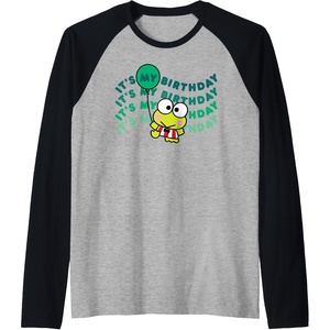 image:imageKeroppi Its My Birthday Raglan Baseball TeeBlackAthletic Heather