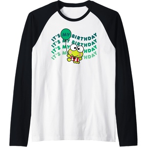 image:imageKeroppi Its My Birthday Raglan Baseball TeeBlackWhite