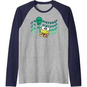 image:imageKeroppi Its My Birthday Raglan Baseball TeeNavy BlueAthletic Heather