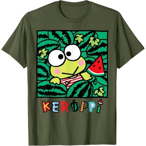image:imageKeroppi Watermelon Summer Fun TShirtOlive Green