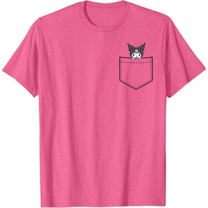 image:imageKuromi Chest Pocket TShirtPink Heather