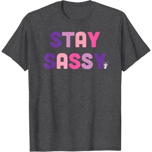 image:imageKuromi Stay Sassy TShirtDark Heather Grey