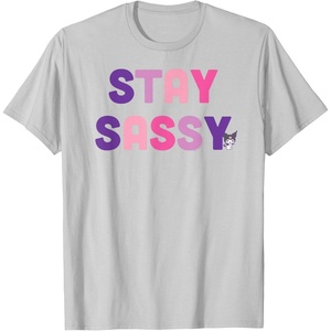 image:imageKuromi Stay Sassy TShirtSilver Grey