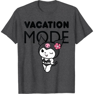 image:imageKuromi Vacation Mode TShirtDark Heather Grey