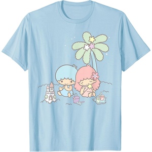 image:imageLittle Twin Stars Beach Summer Sandcastle TShirtBaby Blue
