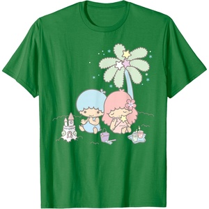 image:imageLittle Twin Stars Beach Summer Sandcastle TShirtKelly Green