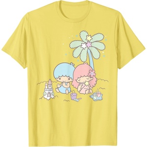 image:imageLittle Twin Stars Beach Summer Sandcastle TShirtLemon Yellow