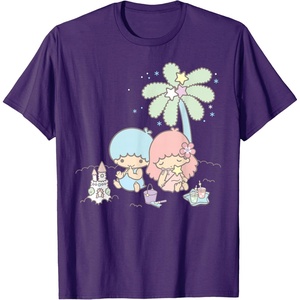 image:imageLittle Twin Stars Beach Summer Sandcastle TShirtPurple
