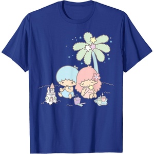 image:imageLittle Twin Stars Beach Summer Sandcastle TShirtRoyal Blue