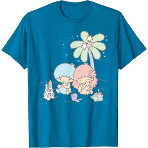 image:imageLittle Twin Stars Beach Summer Sandcastle TShirtSapphire Blue
