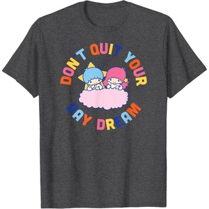 image:imageLittle Twin Stars Dont Quit Your Day Dream TShirtDark Heather Grey