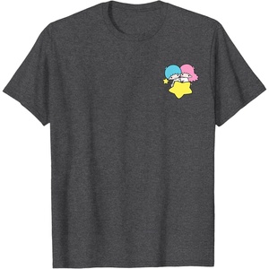 image:imageLittle Twin Stars Dream Galaxy Pocket Tee TShirtDark Heather Grey