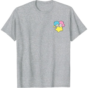 image:imageLittle Twin Stars Dream Galaxy Pocket Tee TShirtHeather Grey