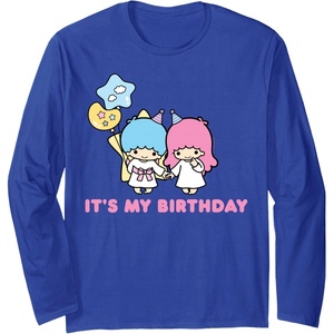 image:imageLittle Twin Stars Its My Birthday Long Sleeve TShirtRoyal Blue
