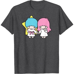 image:imageLittle Twins Stars Holding Hands Tee TShirtDark Heather Grey