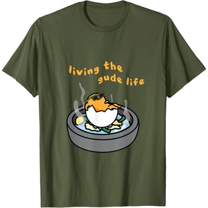 image:imageLiving The Gude Life Ramen Featuring Gudetama TShirt SmallOlive Green