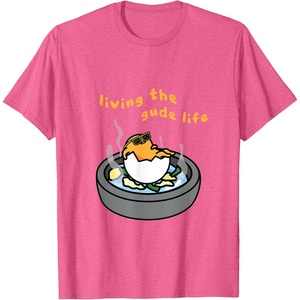 image:imageLiving The Gude Life Ramen Featuring Gudetama TShirt SmallPink Heather