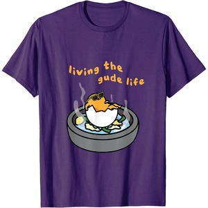 image:imageLiving The Gude Life Ramen Featuring Gudetama TShirt SmallPurple