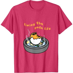 image:imageLiving The Gude Life Ramen Featuring Gudetama TShirt SmallRed Heather
