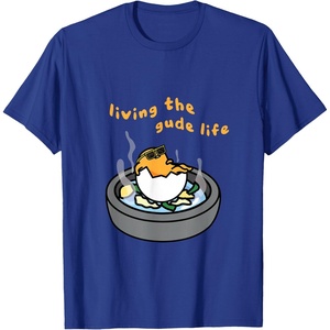 image:imageLiving The Gude Life Ramen Featuring Gudetama TShirt SmallRoyal Blue