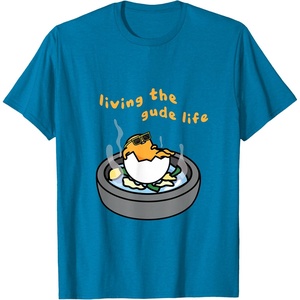 image:imageLiving The Gude Life Ramen Featuring Gudetama TShirt SmallSapphire Blue