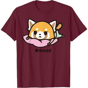 image:imageMood Stressed Out Tee Shirt TShirtBurgundy