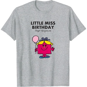 image:imageMr Men Little Miss Birthday TShirtHeather Grey