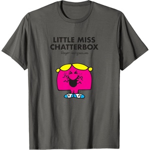 image:imageMr Men Little Miss Chatterbox TShirtAsphalt Grey