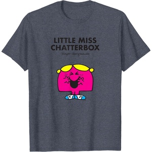 image:imageMr Men Little Miss Chatterbox TShirtHeather Blue